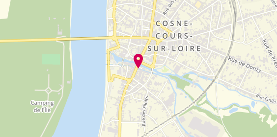 Plan de La Petite Venise, 3 Rue Saint-Agnan, 58200 Cosne-Cours-sur-Loire