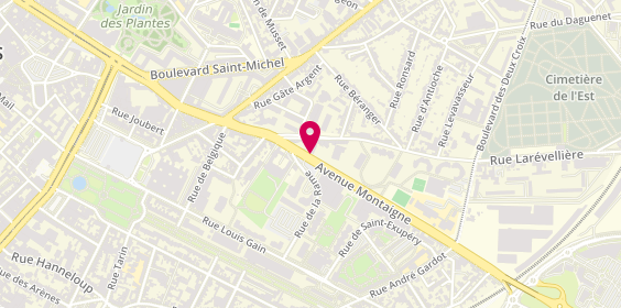 Plan de Pizza Roméo, 15 Avenue Montaigne, 49100 Angers