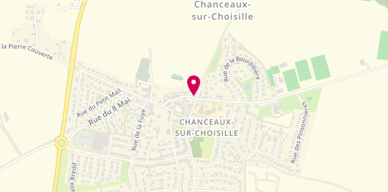 Plan de L'Atelier des Pizzas, 13 Bis Rue de la Mairie, 37390 Chanceaux-sur-Choisille