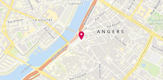 Plan de Hall'Taglio Angers, 2 Rue de la Poissonnerie, 49100 Angers