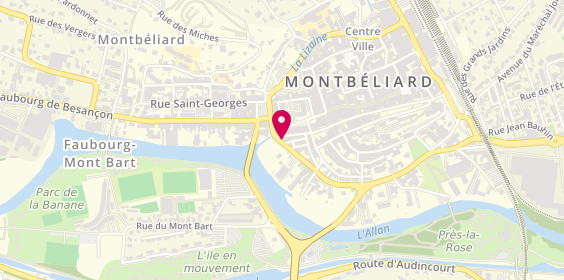 Plan de Chapati Montbe, 14 Quai des Tanneurs, 25200 Montbéliard