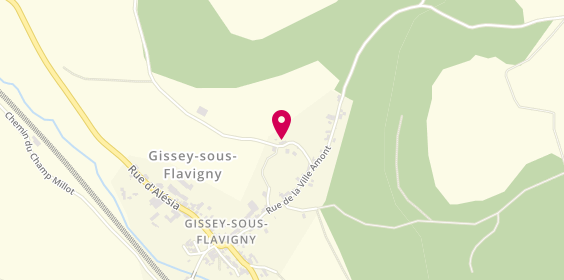 Plan de Pizz'Alésia, 2 Rue Bourrot, 21150 Gissey-sous-Flavigny