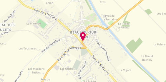 Plan de Auberge de la Tour, 6 Grande Rue, 45630 Beaulieu-sur-Loire
