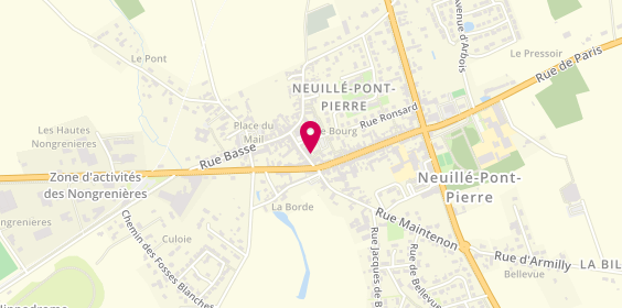 Plan de Pizza Fratelli, 10 Rue du Commerce, 37360 Neuillé-Pont-Pierre
