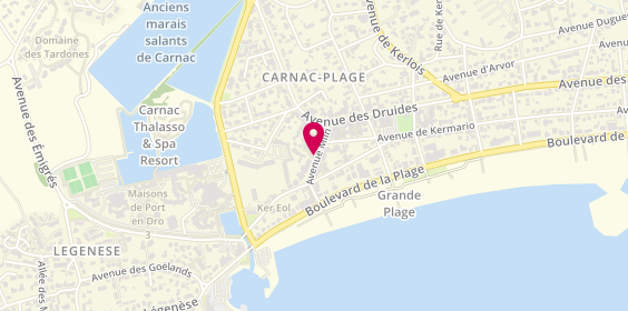 Plan de La Tour de Pise, 19 avenue Miln, 56340 Carnac