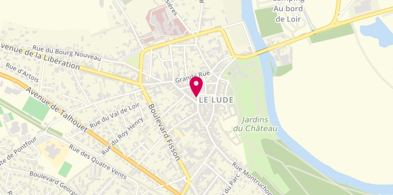 Plan de Pizzaland, 2 Rue du Boeuf, 72800 Le Lude