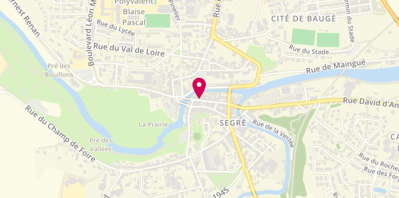 Plan de Chez Sam, 30 Rue Victor Hugo, 49500 Segré-en-Anjou Bleu