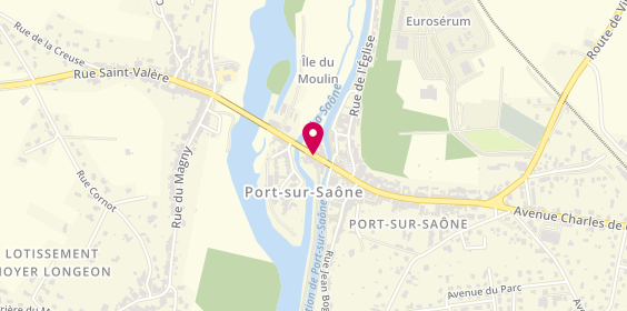 Plan de Dolce Pizza, 9 Rue Gilberte Lavaire, 70170 Port-sur-Saône