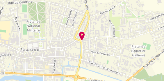 Plan de Damiano Pizza, 54 Boulevard Jean Moulin, 72200 La Flèche