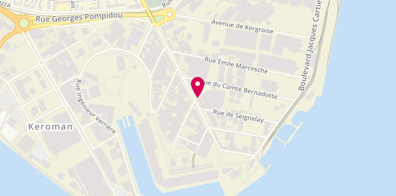 Plan de Chez Gino, 56 avenue de la Perrière, 56100 Lorient