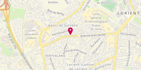 Plan de Le Label Moule, 13 Rue de Merville, 56100 Lorient