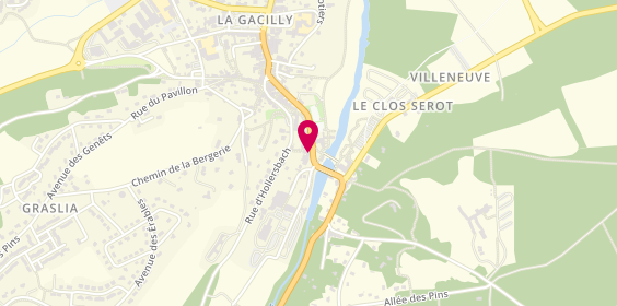 Plan de L'Abricotier, 6 place de la Ferronnerie, 56200 La Gacilly