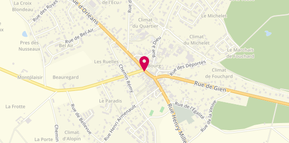 Plan de Chez Moi, 14 Rue Gien, 45570 Ouzouer-sur-Loire