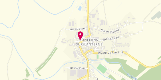 Plan de Pizzas Les Arcades, 9 Place de la Republique, 70800 Conflans-sur-Lanterne