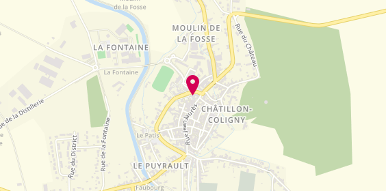Plan de La Bonne Fourchette, Boulevard de la République, 45230 Châtillon-Coligny