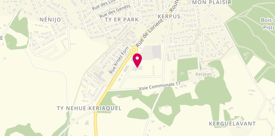 Plan de Graine de Fantaisie, parc Commercial de Kerjean
Route de Lorient, 56620 Pont-Scorff