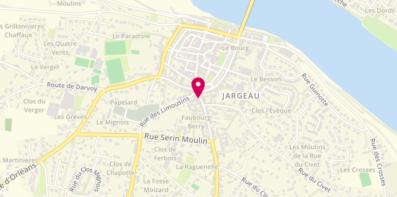 Plan de La Pizza, 6 Rue du Faubourg Berry, 45150 Jargeau