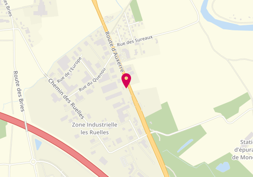 Plan de Pizza'mour, 76 Route d'Auxerre, 89380 Appoigny