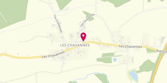 Plan de La Taverne Aux Pizzas, 54 Les Chavannes, 70220 Fougerolles-Saint-Valbert