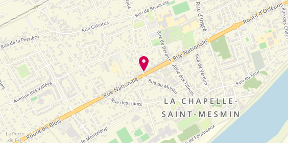 Plan de Art Pizza, Bis
60 Rue Nationale, 45380 La Chapelle-Saint-Mesmin