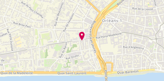 Plan de Pizz'burg, 17 Rue du Faubourg Madeleine, 45000 Orléans