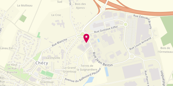 Plan de Le Kiosque à Pizzas, Parking E.leclerc Drive
5 Rue Jean Bertin, 45430 Chécy
