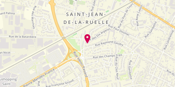Plan de Casa di pizza, 45 Rue des 10 Arpents, 45140 Saint-Jean-de-la-Ruelle