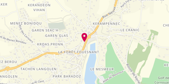 Plan de La Napolitaine, 29 Rue Charles de Gaulle, 29940 La Forêt-Fouesnant