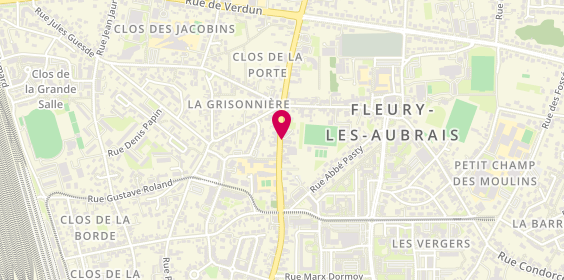 Plan de Pizza Dorata, 150 Rue Marcelin Berthelot, 45400 Fleury-les-Aubrais