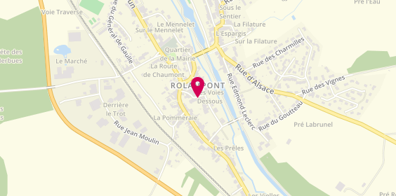 Plan de Pizza Tof, 14 Rue du Voisin, 52260 Rolampont