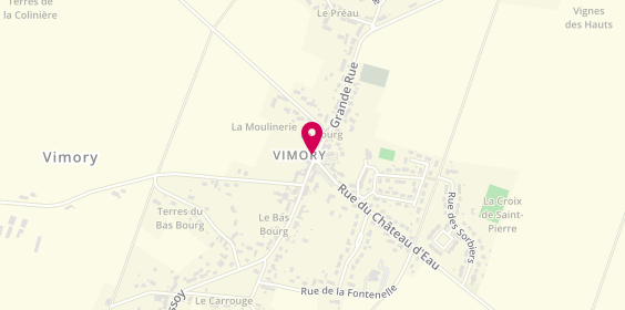 Plan de Les Pizzas de Babette, 45 Grande Rue Grande Rue, 45700 Vimory