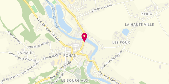 Plan de Le Petit Tonneau, 1 Rue du Pont d'Oust, 56580 Rohan