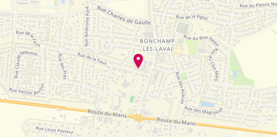 Plan de Show Pizz', 8 Rue de la Faux, 53960 Bonchamp-lès-Laval