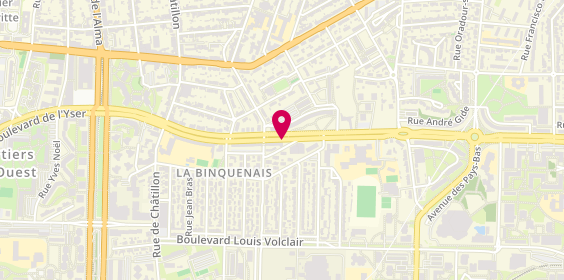 Plan de Dolce Pizza, 24 Boulevard Oscar Leroux, 35200 Rennes