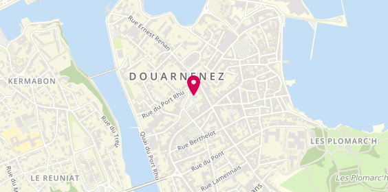 Plan de Restaurant Pizzeria Da Franco, 18 place Edouard Vaillant, 29100 Douarnenez
