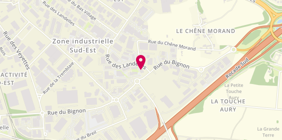 Plan de Chez Dédé, 40 Rue des Landelles, 35135 Cesson-Sévigné
