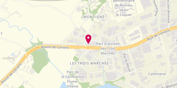 Plan de La Braizh, 2 Rue Font de Montigné, 35132 Vezin-le-Coquet