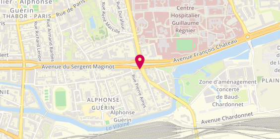 Plan de Pizza Hut, 2 Boulevard Villebois Mareuil, 35000 Rennes