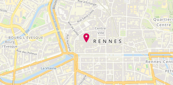 Plan de I Quattro Canti, 20 Rue du Chapitre, 35000 Rennes