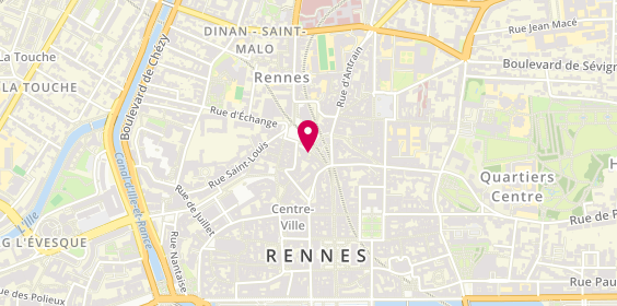 Plan de La Cucina, 10 place Sainte-Anne, 35000 Rennes