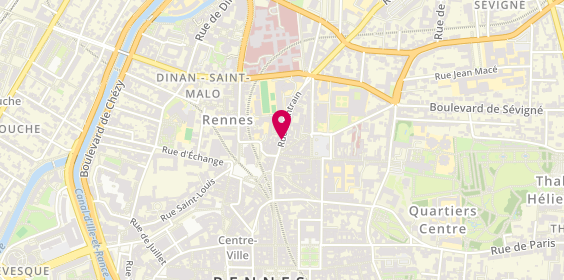 Plan de Pizzeria la Pimprenelle, 22 Rue d'Antrain, 35000 Rennes