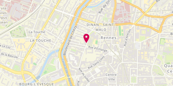 Plan de Le P'tit Saint Etienne, 43 Rue de Dinan, 35000 Rennes