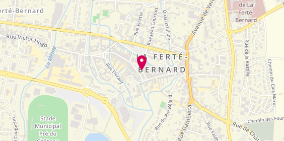 Plan de La Tour de Pizze, 9 Rue Carnot, 72400 La Ferté-Bernard