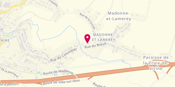 Plan de L'Eclipse Club, 79 Rue du Breuil, 88270 Madonne-et-Lamerey