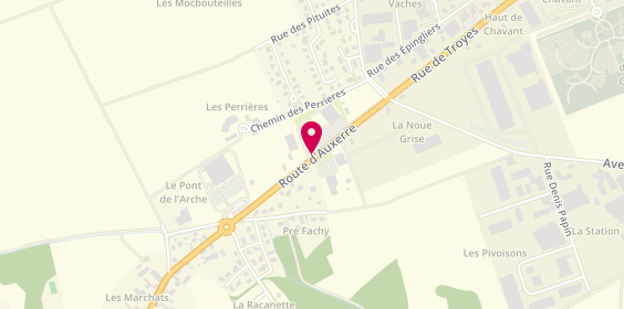 Plan de Mistral Burger Pizza, 208 Auxerre, 10430 Rosières-près-Troyes