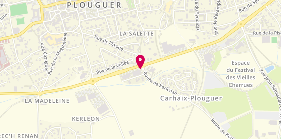 Plan de Le Kiosque à Pizzas, Parking V&B
1 Route de Kerledan, 29270 Carhaix-Plouguer