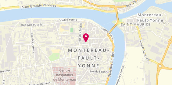 Plan de La Pizza Montereau, 5 place du Marché au Blé, 77130 Montereau-Fault-Yonne