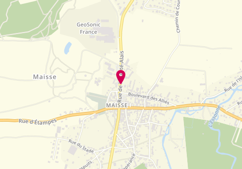 Plan de Il castello pizzas, Rue de la Ferté-Alais
36 Boulevard des Alliés, 91720 Maisse