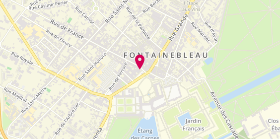 Plan de Le Grand Café, 33 place Napoléon Bonaparte, 77300 Fontainebleau