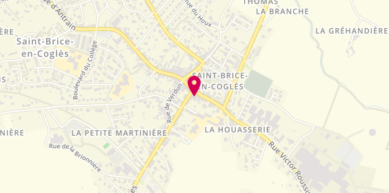 Plan de La boîte à Pizz, 4 Rue de Fougères, 35460 Maen-Roch